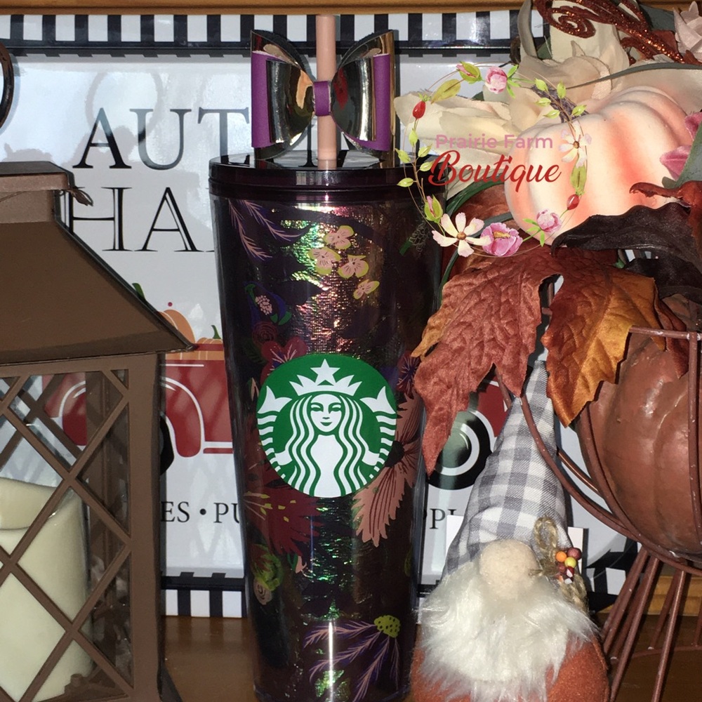 Fall Bow Straw Topper